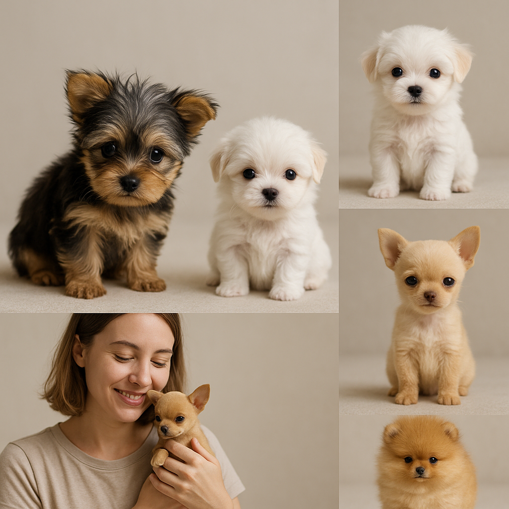 Toy breed puppies and scenarios where 10-12 week placement is beneficial, including nervous temperaments and first-time owners
